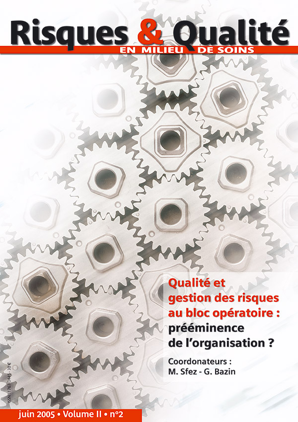 Risques & Qualité - Volume II - nº2 - Juin 2005