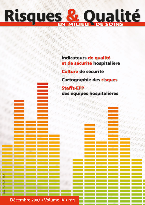 Risques & Qualité - Volume IV - nº4 - Décembre 2007