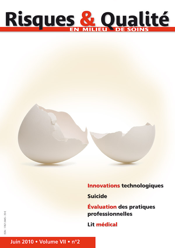 Risques & Qualité - Volume VII - n°2 - Juin 2010