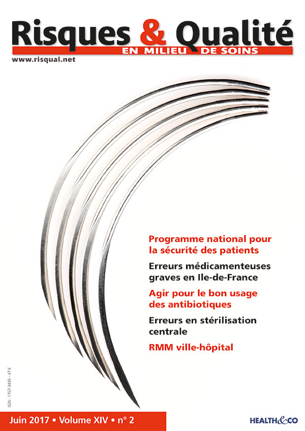 Risques & Qualité - Volume XIV - n°2 - Juin 2017