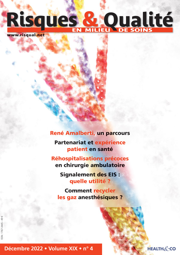 Couverture du Volume XIX - n°4 - Décembre 2022